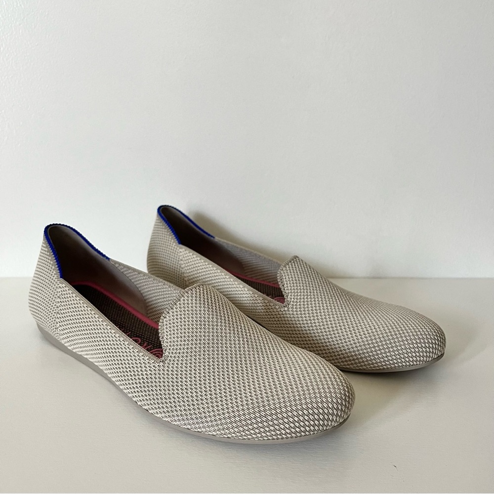 NWT Rothy’s Loafers Linen Double Stich